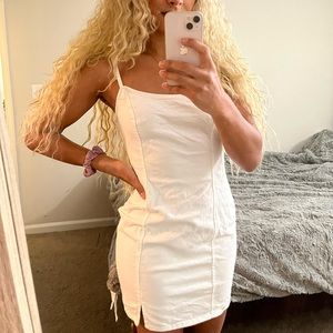 Casual white dress